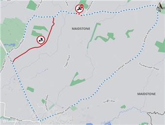 South East Water - Temporary Road Closure - Stickfast Lane, Ulcombe - 27th January 2025