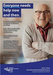 Need Help - Age UK can help.